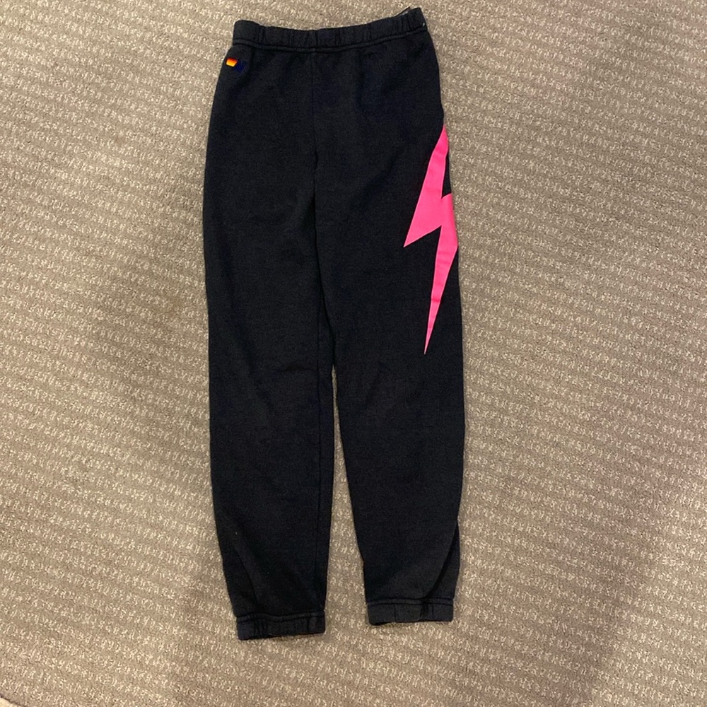 Aviator nation youth grey sweatpants size 14